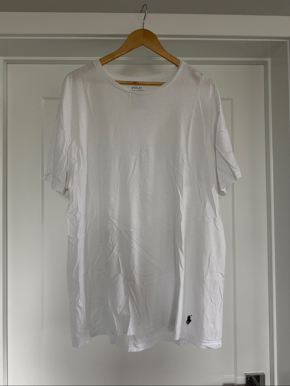 Polo by Ralph Lauren White Crewneck Tee with Polo Pony
